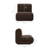 Modway Denby Performance Velvet Accent Chair in Chocolate Brown - dimensions and specifications 27