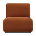 Modway Denby Performance Velvet Accent Chair in Rust - detail view