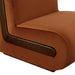 Modway Denby Performance Velvet Accent Chair in Rust - lifestyle view