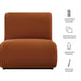 Modway Denby Performance Velvet Accent Chair in Rust - dimensions and specifications