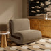 Modway Denby Performance Velvet Accent Chair in Taupe - lifestyle view 19