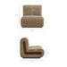 Modway Denby Performance Velvet Accent Chair in Taupe - dimensions and specifications 23