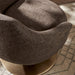 Modway Quimby Melange Chenille Swivel Accent Chair in Espresso - lifestyle view 18