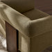 Modway Halbrook Linen Blend Tripod Accent Chair in Olive - lifestyle view 11