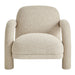 Modway Ferris Textured Woven Fabric Lounge Chair in Linen - detail view