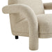 Modway Ferris Textured Woven Fabric Lounge Chair in Linen - lifestyle view