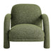 Modway Ferris Textured Woven Fabric Lounge Chair in Olive - detail view