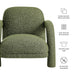 Modway Ferris Textured Woven Fabric Lounge Chair in Olive - dimensions and specifications