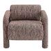 Modway Quill Patterned Woven Fabric Accent Chair in Maroon - detail view