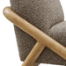 Modway Vander Textured Fabric Accent Chair in Chestnut Earth - lifestyle view 18