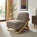 Modway Vander Textured Fabric Accent Chair in Chestnut Earth - lifestyle view 24