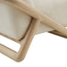 Modway Vander Textured Fabric Accent Chair in Oak Cream - lifestyle view