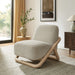 Modway Vander Textured Fabric Accent Chair in Oak Marble - lifestyle view 22