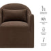 Modway Bardot Slipcovered Linen Blend Accent Chair in Cocoa - dimensions and specifications