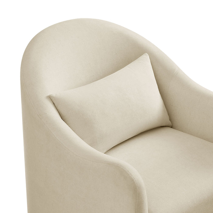 Modway Bardot Slipcovered Linen Blend Accent Chair in Linen - lifestyle view