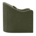 Modway Bardot Slipcovered Linen Blend Accent Chair in Sage - angled view