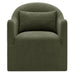 Modway Bardot Slipcovered Linen Blend Accent Chair in Sage - detail view