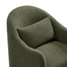 Modway Bardot Slipcovered Linen Blend Accent Chair in Sage - lifestyle view