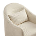 Modway Bardot Slipcovered Striped Accent Chair in Oatmeal Stripe - lifestyle view