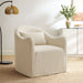 Modway Bardot Slipcovered Striped Accent Chair in Oatmeal Stripe - lifestyle view 14