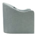 Modway Bardot Slipcovered Striped Accent Chair in Spa Blue Stripe - angled view