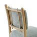 Modway Mauden Striped Dining Side Chairs Set of 2 in Spa Blue Stripe - lifestyle view 12