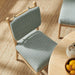 Modway Mauden Striped Dining Side Chairs Set of 2 in Spa Blue Stripe - lifestyle view 14