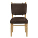 Modway Mauden Performance Velvet Dining Side Chairs Set of 2 in Chocolate Brown - lifestyle view