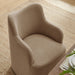 Modway Cordelle Linen Blend Swivel Dining Chair in Almond - lifestyle view 17