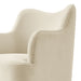 Modway Cordelle Linen Blend Swivel Dining Chair in Linen - lifestyle view