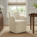 Modway Cordelle Linen Blend Swivel Dining Chair in Linen - lifestyle view 19