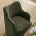 Modway Cordelle Linen Blend Swivel Dining Chair in Sage - lifestyle view 18