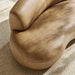 Modway Rialta Curved Left-Arm Vegan Leather Sectional Loveseat in Toast - lifestyle view 6