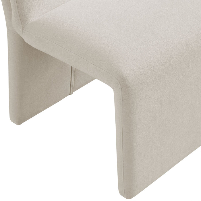 Emory Upholstered Fabric Dining Side Chair Set of 2 Salt
