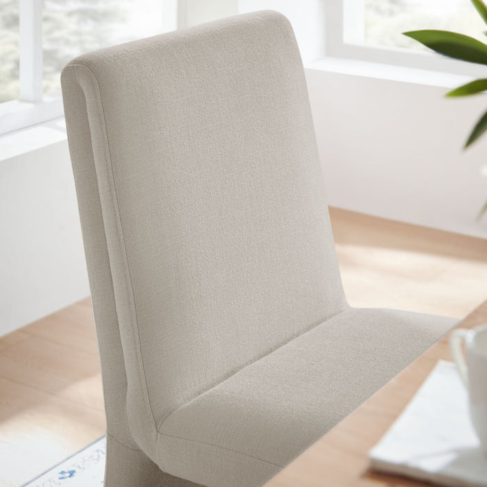 Emory Upholstered Fabric Dining Side Chair Set of 2 Salt