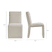 Emory Upholstered Fabric Dining Side Chair Set of 2 Salt
