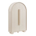 Modway Bellamy Arched Fold-Out Desk Cabinet in Ash - front view