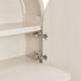 Modway Bellamy Arched Fold-Out Desk Cabinet in Ash - detail view