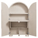 Modway Bellamy Arched Fold-Out Desk Cabinet in Ash - lifestyle view 24