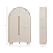 Modway Bellamy Arched Fold-Out Desk Cabinet in Ash - dimensions and specifications 30