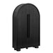 Modway Bellamy Arched Fold-Out Desk Cabinet in Black Oak - front view