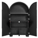 Modway Bellamy Arched Fold-Out Desk Cabinet in Black Oak - lifestyle view 23