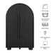 Modway Bellamy Arched Fold-Out Desk Cabinet in Black Oak - dimensions and specifications