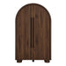 Modway Bellamy Arched Fold-Out Desk Cabinet in Walnut - side view