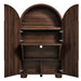 Modway Bellamy Arched Fold-Out Desk Cabinet in Walnut - lifestyle view 22