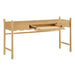 Modway Darcy 62 Inch Wood Computer Desk in Oak - angled view