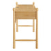 Modway Darcy 62 Inch Wood Computer Desk in Oak - side view