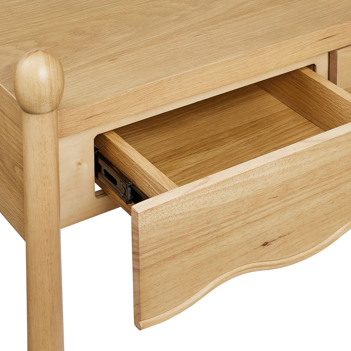 Modway Darcy 62 Inch Wood Computer Desk in Oak - lifestyle view 14
