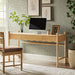 Modway Darcy 62 Inch Wood Computer Desk in Oak - lifestyle view 18