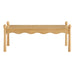 Modway Darcy 46 Inch Wood Coffee Table in Oak - side view
